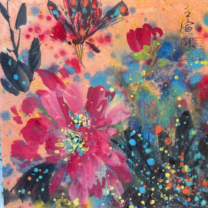 Painting Butterfly by Yu Huan Huan | Painting Figurative Nature Animals Watercolor Ink