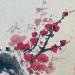 Peinture Cherry blossom I par Yu Huan Huan | Tableau Figuratif Nature Aquarelle Encre