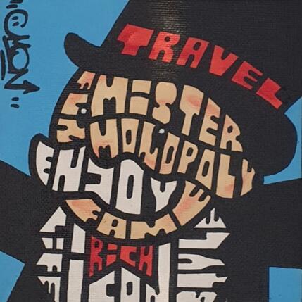 Peinture Hey ! Mister Monopoly par Cmon | Tableau Pop-art Icones Pop