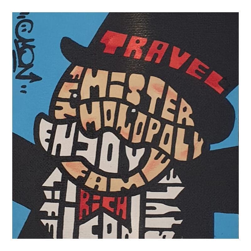 Peinture Hey ! Mister Monopoly par Cmon | Tableau Pop-art Icones Pop