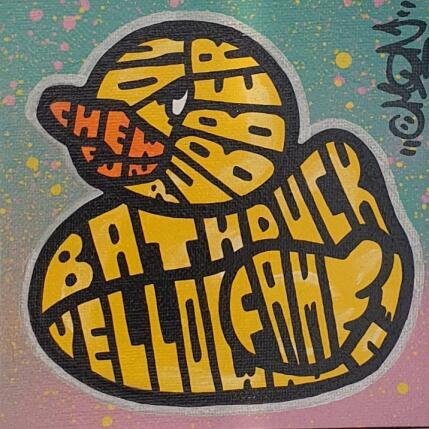 Peinture Rubber Duck par Cmon | Tableau Pop-art Icones Pop