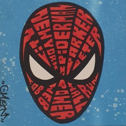 Peinture Spiderman par Cmon | Tableau Pop-art Icones Pop
