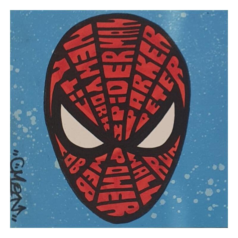Peinture Spiderman par Cmon | Tableau Pop-art Icones Pop