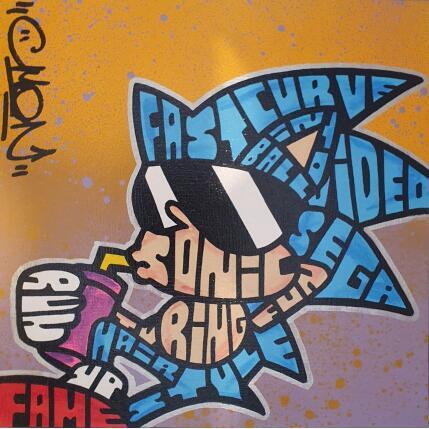 Peinture Sonic drinks par Cmon | Tableau Pop-art Icones Pop