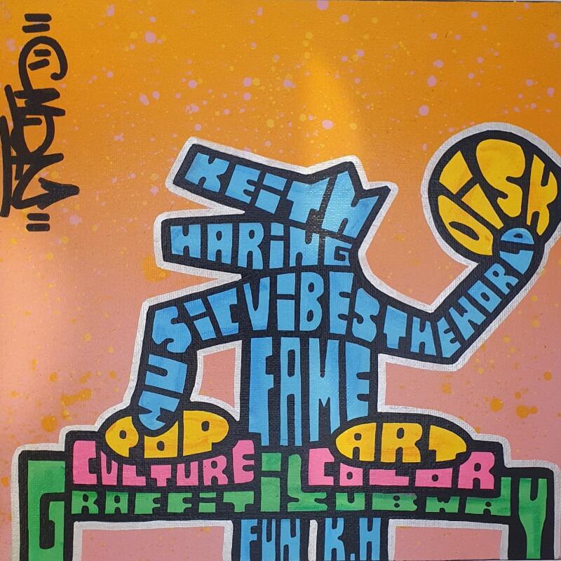 Peinture K.H tributes chill DJ par Cmon | Tableau Pop-art Icones Pop