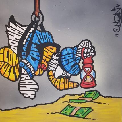 Peinture Donald treasure hunt par Cmon | Tableau Pop-art Icones Pop