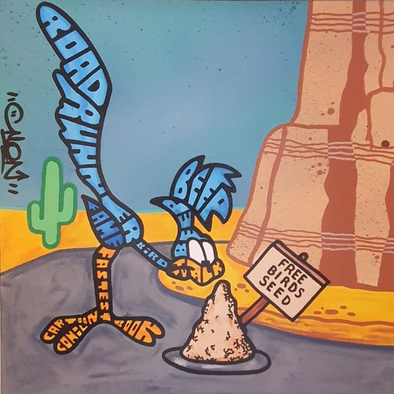 Painting Beep Beep free seed by Cmon | Painting Pop-art Pop icons