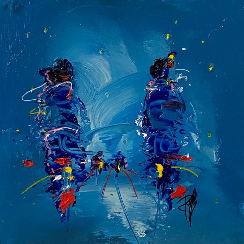 Painting Tous les Deux  by Raffin Christian | Painting Figurative Life style Oil