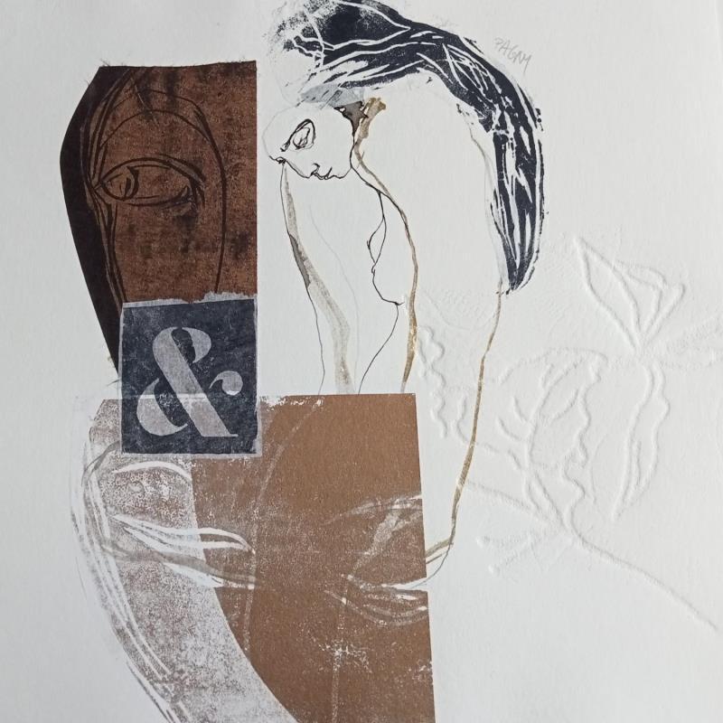 Peinture Nu#2 par Pagny Corine | Tableau Art Singulier Nu Encre