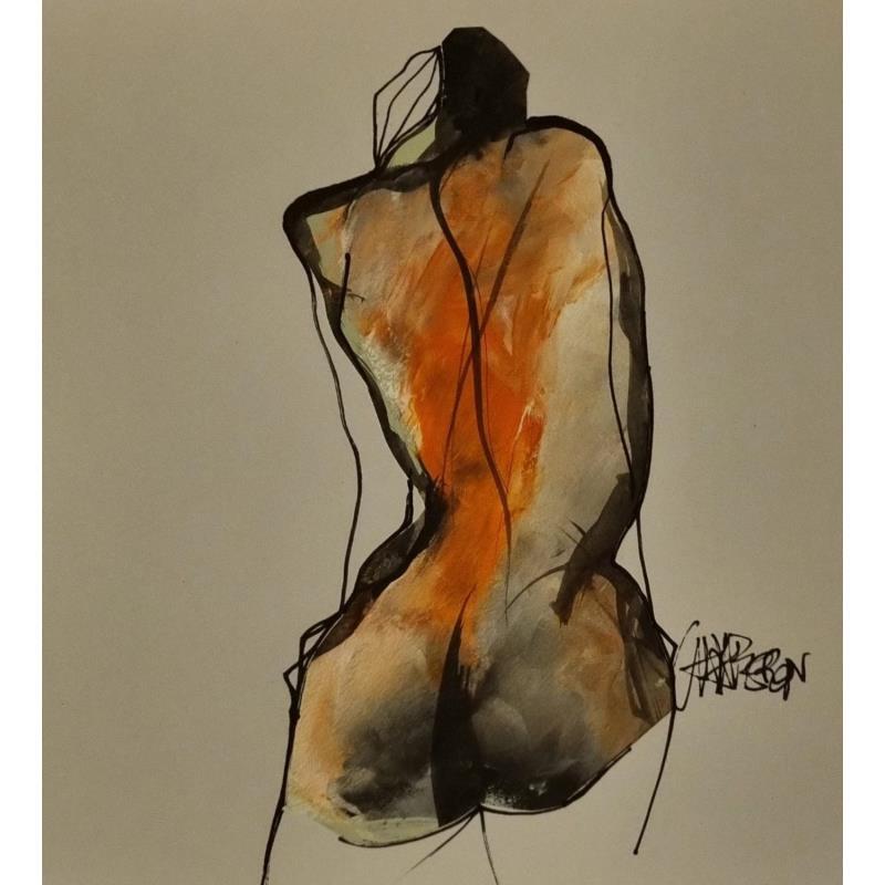 Painting Ete 2025 by Chaperon Martine | Painting Figurative Nude Acrylic