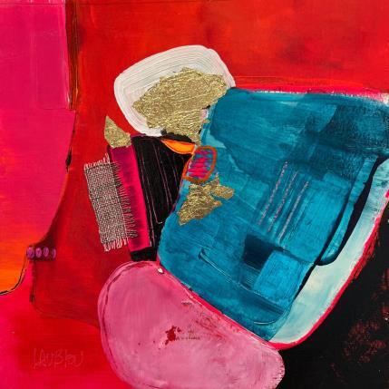 Peinture ST25-0307 par Lau Blou | Tableau Abstrait Acrylique, Collage