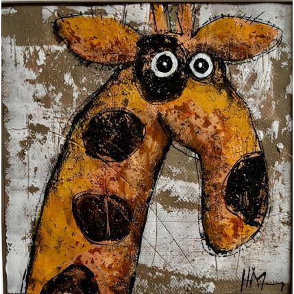 Painting So Curious by Maury Hervé | Painting Raw art Ink, Sand Animals