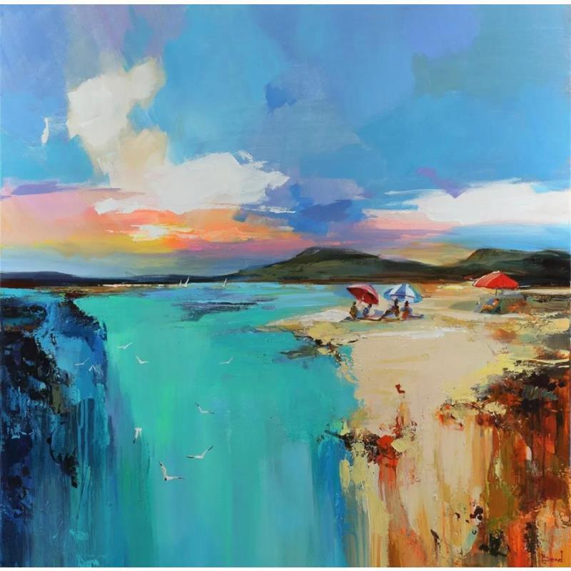 Peinture Whisper of Love par Bond Tetiana | Tableau Figuratif Huile