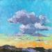 Painting Drama In the Sky by Carrillo Cindy  | Painting Figurative Landscapes Oil