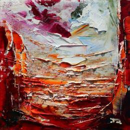 Painting Arizona sunset 5 by Reymond Pierre | Painting Figurative Oil Landscapes, Nature