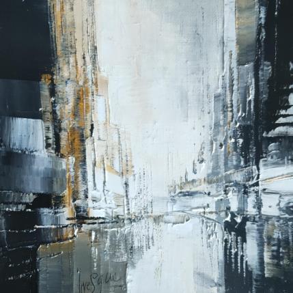 Painting Immeubles sépia by Levesque Emmanuelle | Painting  Oil