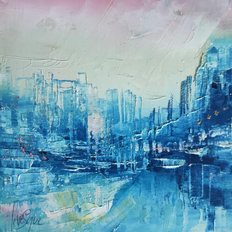 Peinture Un goût de Manhattan par Levesque Emmanuelle | Tableau Huile