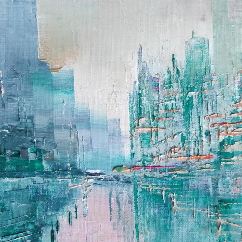 Painting Arrières plans by Levesque Emmanuelle | Painting Oil