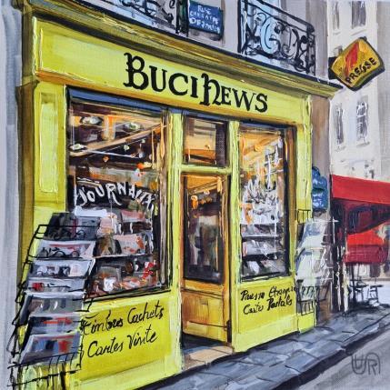 Peinture Buci news. 6 th par Rasa | Tableau Figuratif Acrylique Urbain