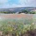 Painting Ferme vers Joucas by Giroud Pascal | Painting Figurative Landscapes Nature Oil