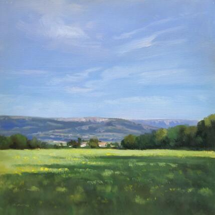 Painting Ferme en Haute-Provence (Mison) by Giroud Pascal | Painting Figurative Oil Landscapes