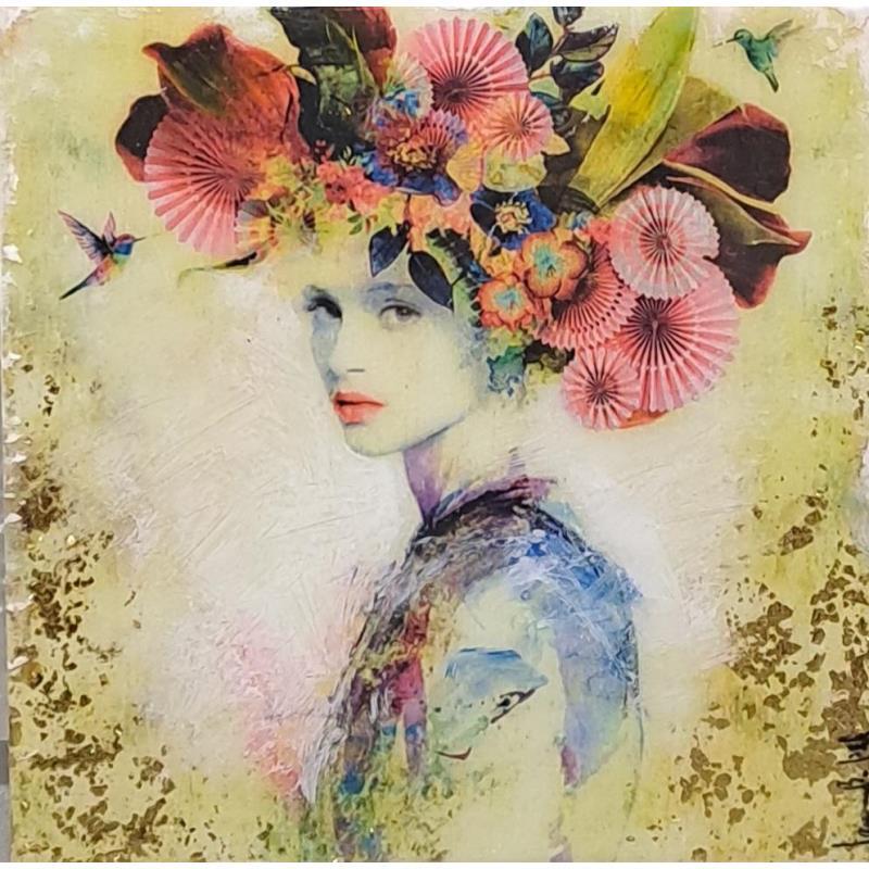 Painting Ella II by Bofill Laura | Painting Figurative Portrait Acrylic Resin