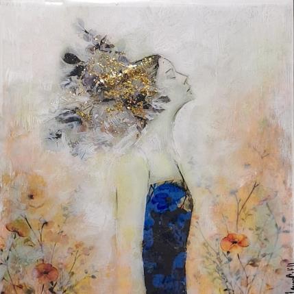 Gemälde Fragancia von Bofill Laura | Gemälde Figurativ Acryl, Harz Pop-Ikonen, Porträt