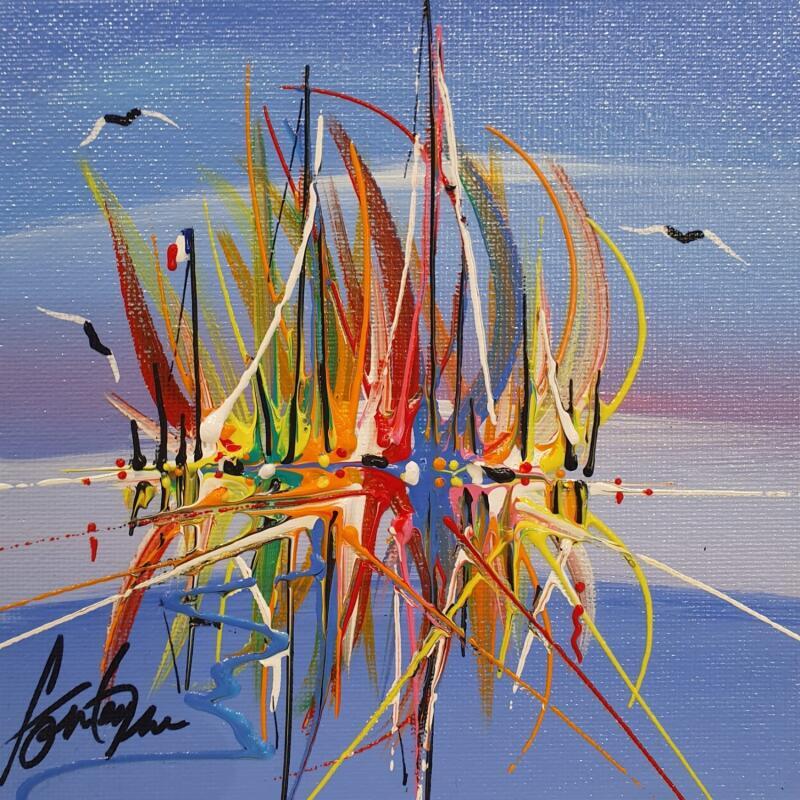 Peinture L'effet marin par Fonteyne David | Tableau Figuratif Acrylique