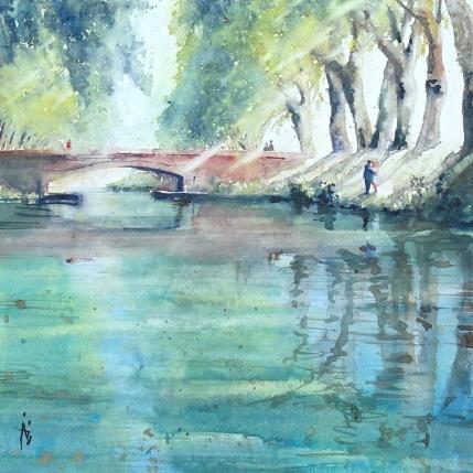 Painting Seuls au monde by Abbatucci Violaine | Painting Figurative Watercolor