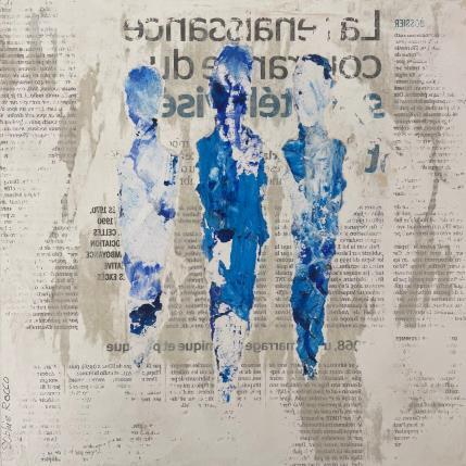 Peinture Renaissance par Rocco Sophie | Tableau Art Singulier Acrylique, Collage, Sable