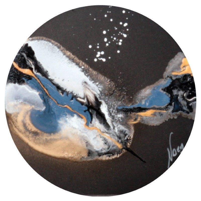 Gemälde C2909 von Naen | Gemälde Abstrakt Minimalistisch Acryl Tinte