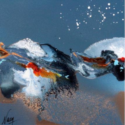 Gemälde C2933 von Naen | Gemälde Abstrakt Acryl, Tinte