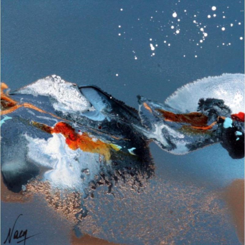 Peinture C2933 par Naen | Tableau Abstrait Acrylique Encre