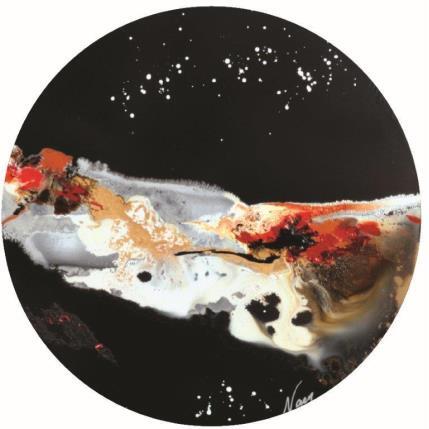 Gemälde C2871 von Naen | Gemälde Abstrakt Acryl, Tinte Minimalistisch, Pop-Ikonen