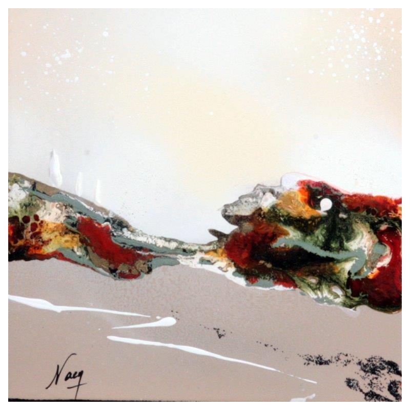 Gemälde C2216 von Naen | Gemälde Abstrakt Minimalistisch Acryl Tinte