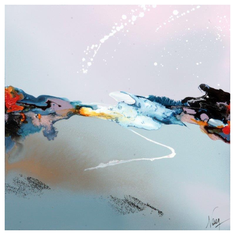 Painting C2923 by Naen | Painting Abstract Minimalist Acrylic Ink