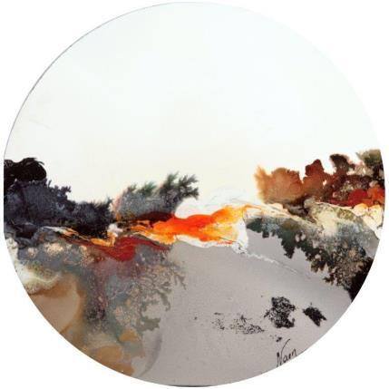 Gemälde C3182A von Naen | Gemälde Abstrakt Acryl, Tinte Minimalistisch