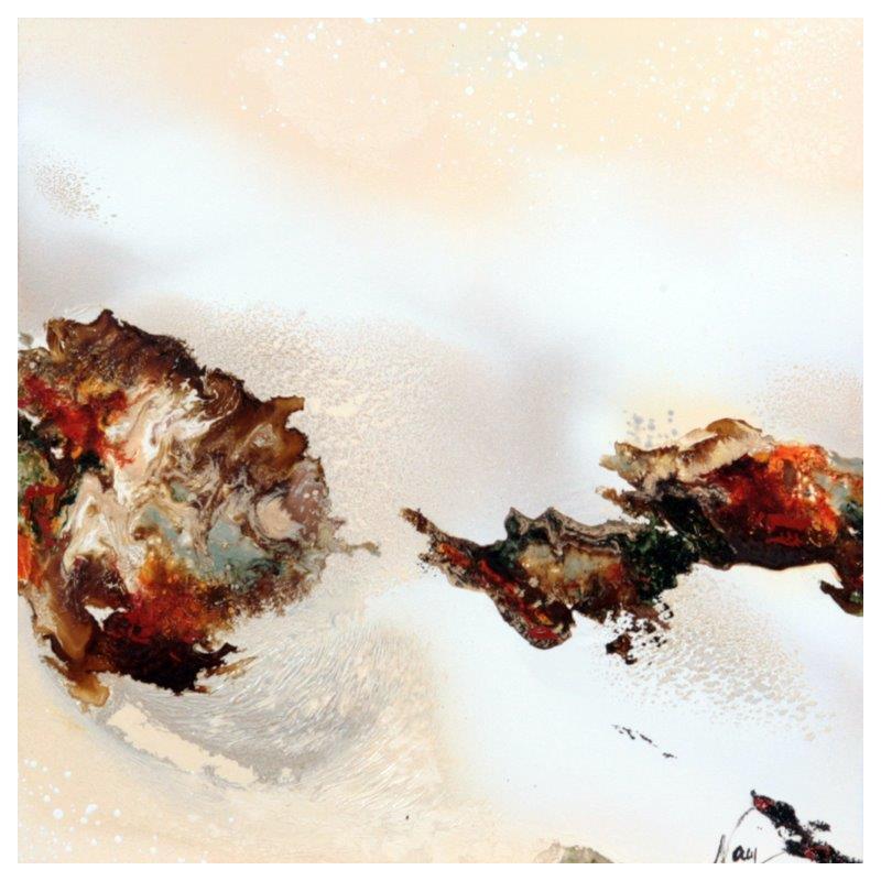 Painting C2240 by Naen | Painting Abstract Minimalist Acrylic Ink