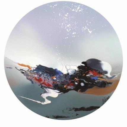 Gemälde C3173 von Naen | Gemälde Abstrakt Acryl, Tinte Minimalistisch