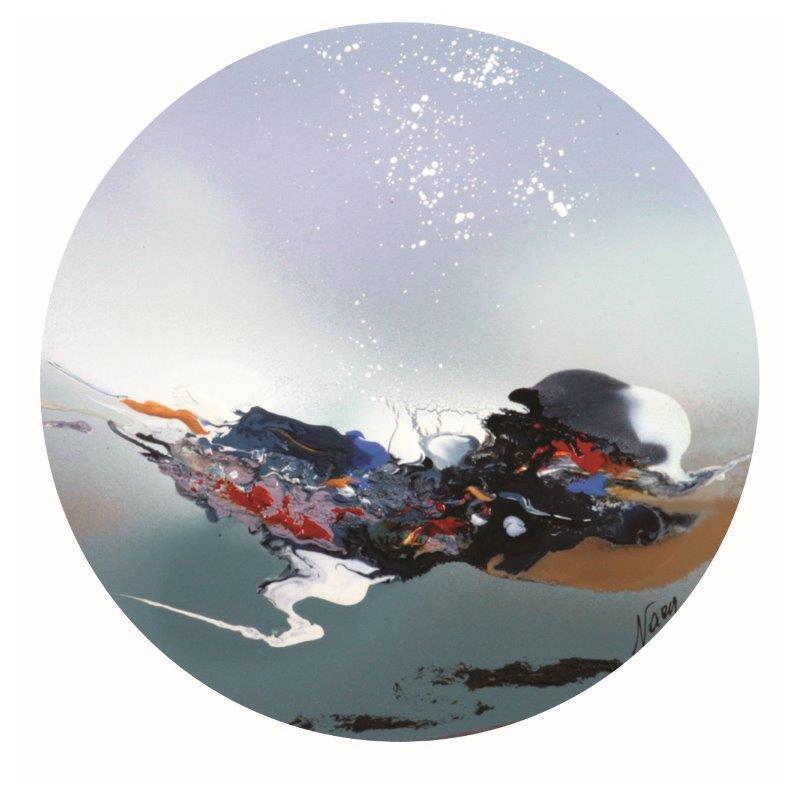 Gemälde C3173 von Naen | Gemälde Abstrakt Minimalistisch Acryl Tinte