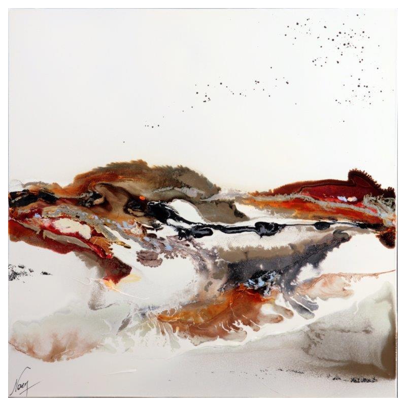 Painting C3219 by Naen | Painting Abstract Minimalist Acrylic Ink