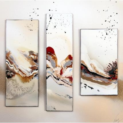 Gemälde C3228 von Naen | Gemälde Abstrakt Acryl, Tinte Minimalistisch