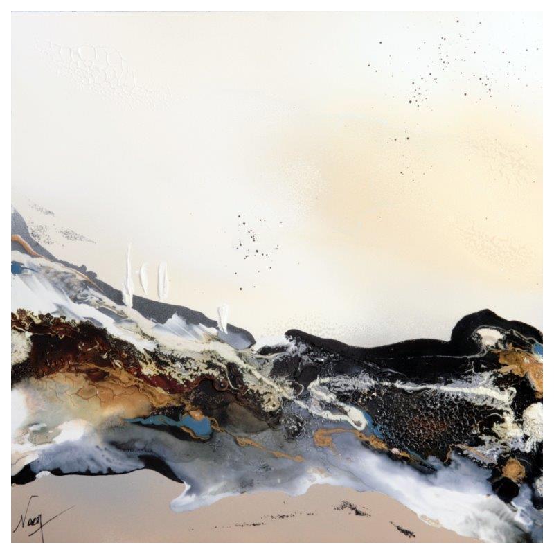 Gemälde C1606 von Naen | Gemälde Abstrakt Minimalistisch Acryl Tinte