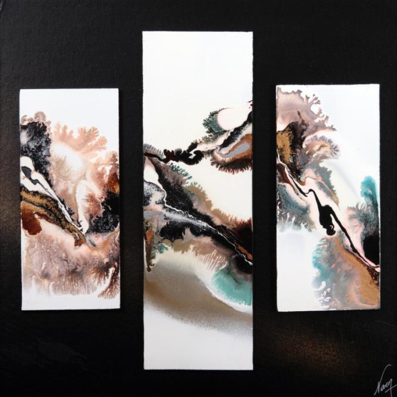 Painting C3222 by Naen | Painting Abstract Minimalist Acrylic Ink