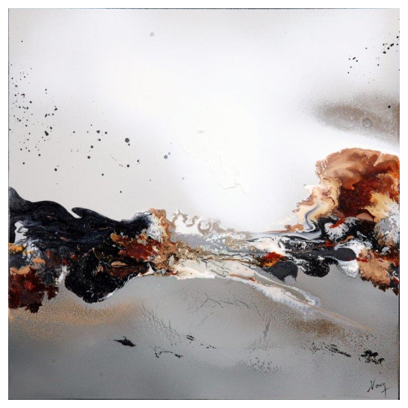 Painting C2804 by Naen | Painting Abstract Minimalist Acrylic Ink