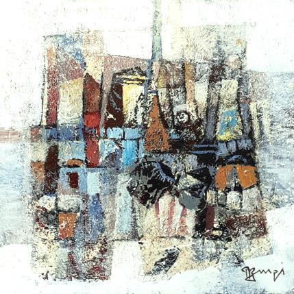 Gemälde AM73 ABSTRACTION 73 von Burgi Roger | Gemälde Abstrakt Acryl Pop-Ikonen