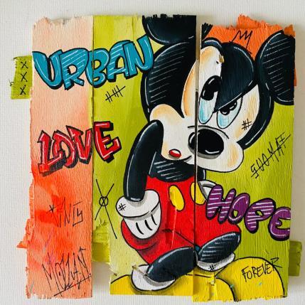 Peinture MICK par Molla Nathalie  | Tableau Pop-art Acrylique, Bois, Posca Icones Pop