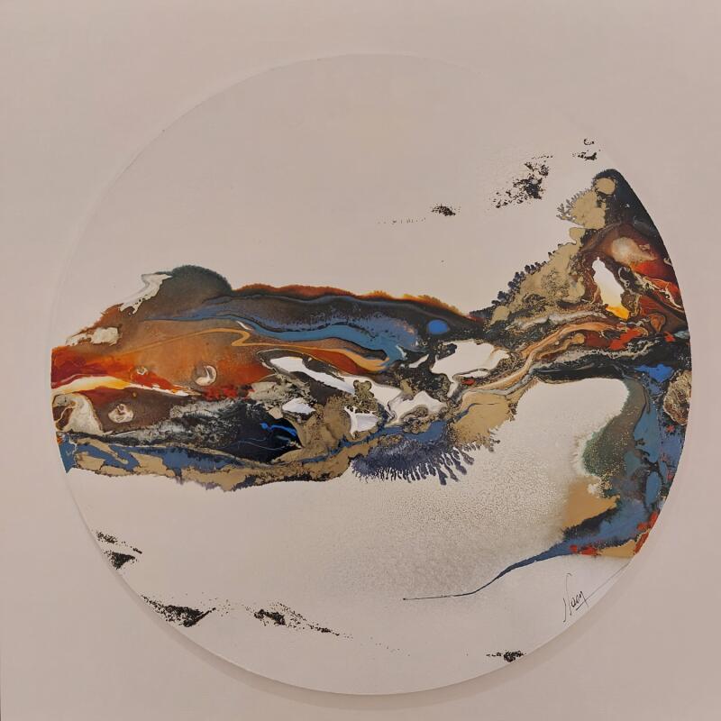 Painting C3221 by Naen | Painting Abstract Acrylic Ink