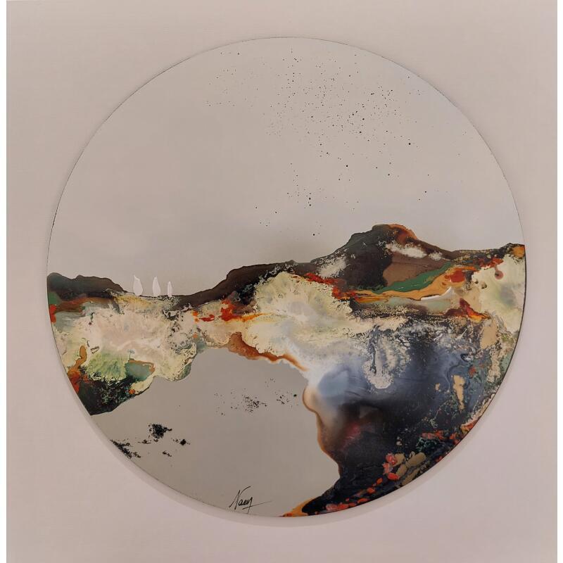 Gemälde C2483  von Naen | Gemälde Abstrakt Acryl Tinte