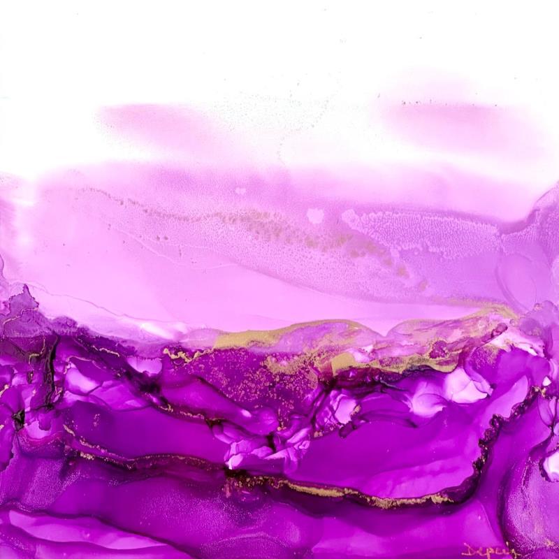 Painting Poésie florale 1539 by Depaire Silvia | Painting Abstract Landscapes Minimalist Acrylic